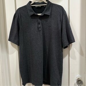 Travis Mathew Charcoal Gray Polo Shirt